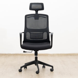 High-back mesh office seat