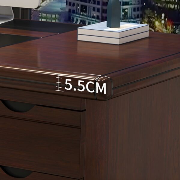 1.4m executive office desk, executive desk, office desk, mahogany office desk, office desk with drawers