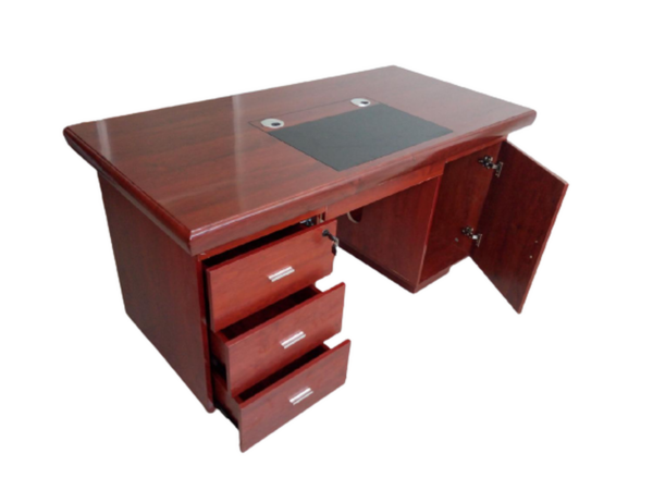 1.4m executive office desk, executive desk, office desk, mahogany office desk, office desk with drawers