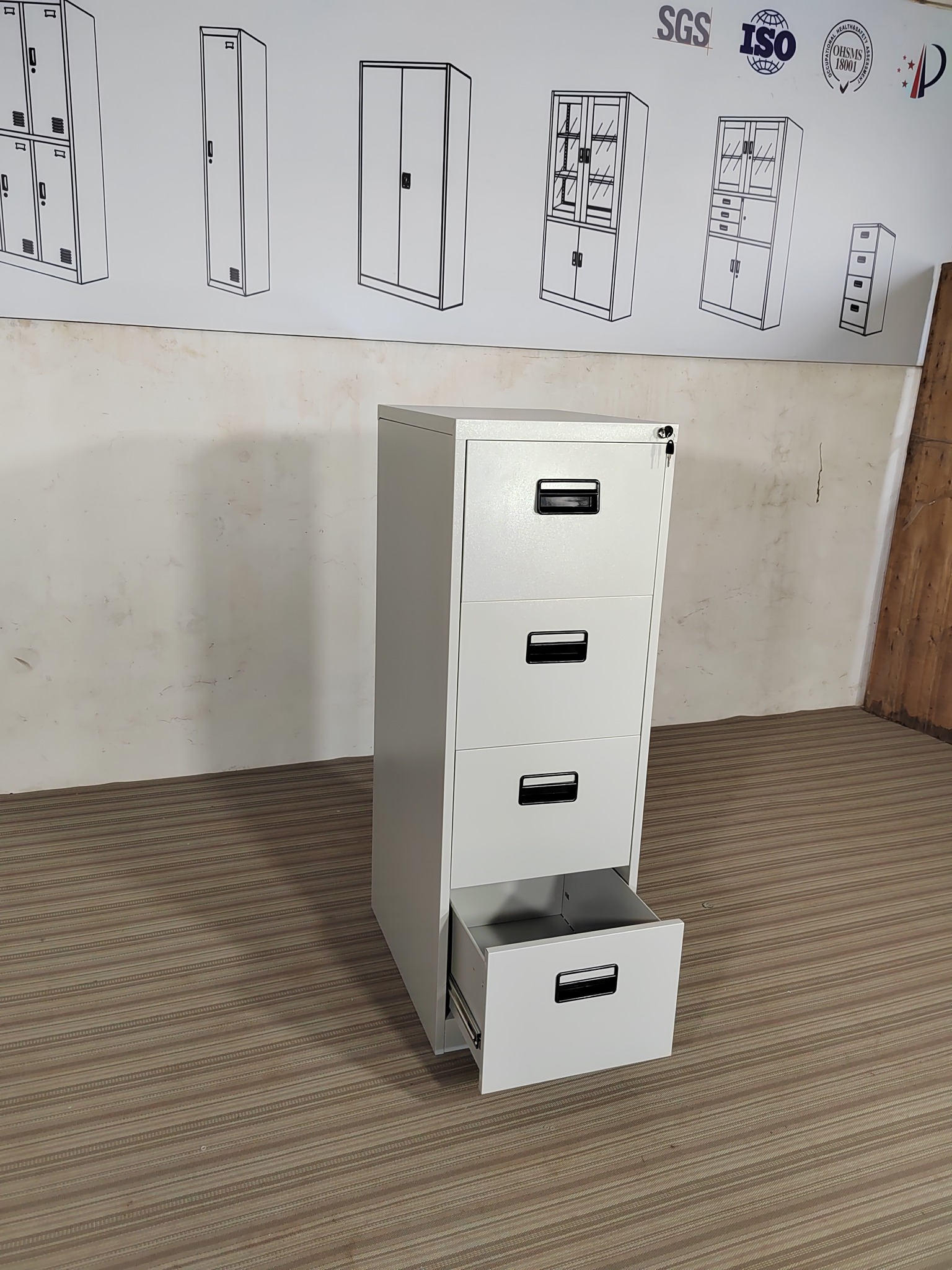 4 Drawer Steel Filing Cabinet