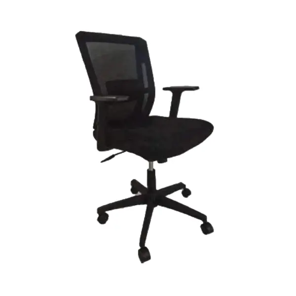 Mid-back ergonomic swivel office chair, mesh office chair, chair with wheels, office chair