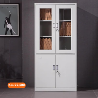 Half Glass Filing Cabinet