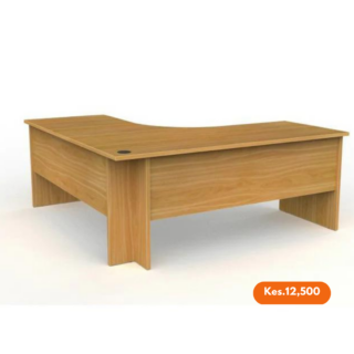 Curved 1.2m Executive Office Desk