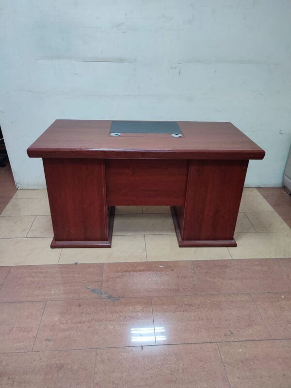 Commercial Dark Red Wood Office Desk, 1.4 meters executive desk, 1400mm executive desk