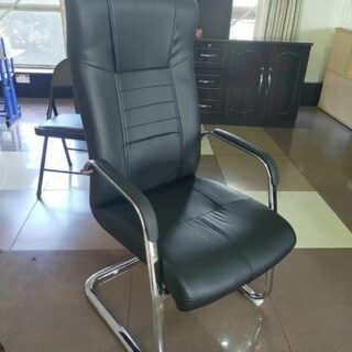 Executive leather visitor's seat