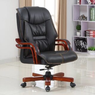 Manager's leather office seat