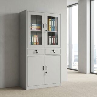 2-Door Metallic Filing Cabinet for office storage