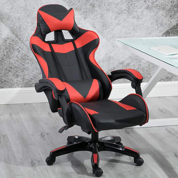 gaming chair, adcom gaming chair, lumbar support chair, ergonomic seat