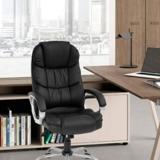 High Back Leather Office Chair, Ergonomic office chair, Executive office chair, Conference chair, Reception chair, Gaming chair, Bonded leather chair, High back chair, Adjustable office chair, Lumbar support chair, Armrest chair, Caster wheels office chair