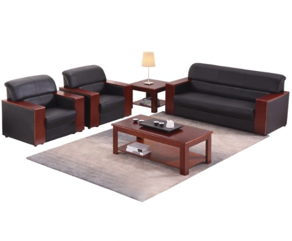 5 Seater Office Sofa Set in leather, 5-Seater Leather Office Sofa, office sofa, 5-seater office sofa, PU leather sofa, 5-Seater Executive Office Sofa