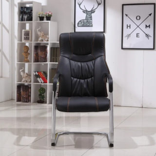 Executive High-Back Visitor Chair, leather office seat, cantilever office chair, executive office chair
