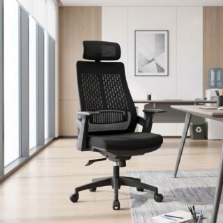 Aurora Mesh Office Chair with adjustable headrest