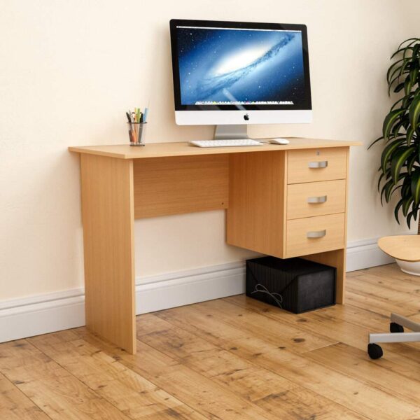 1200mm Beech Home Office Desk