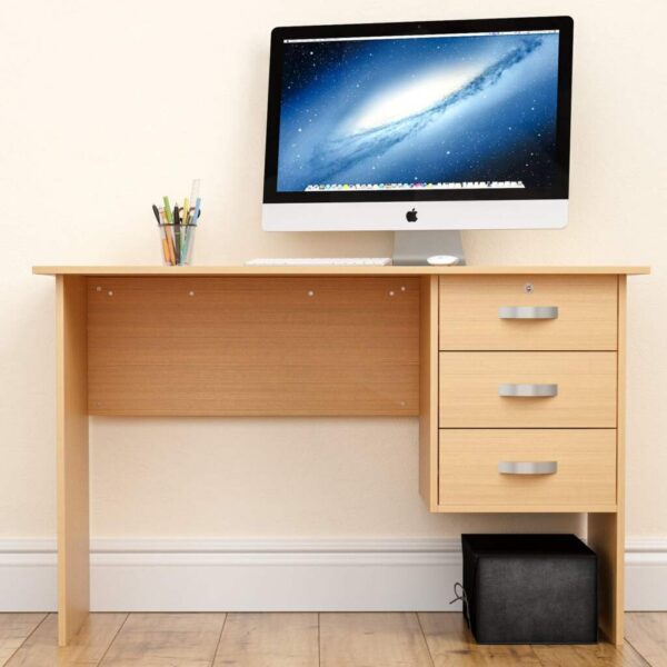 1200mm Beech Home Office Desk