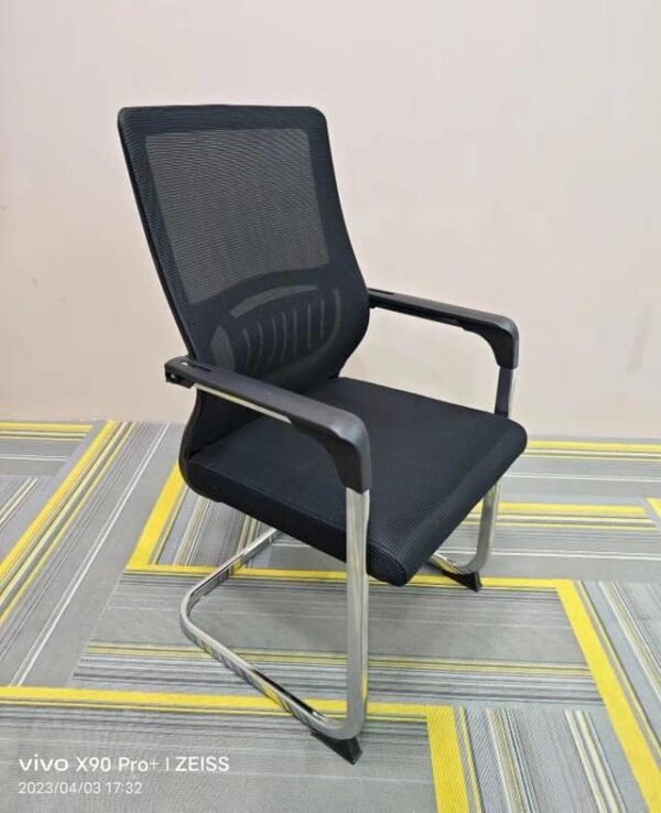 Stylish Mesh Back Visitors Chair, office visitor chair, mesh office chairs