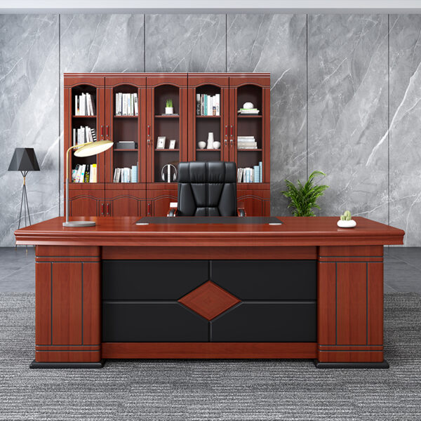 1800MM Light Walnut Veneer Executive Desk, 1800MM Curved Light Walnut Veneer Executive Office Desk,1.8METERS OFFICE DESK