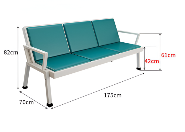 High Quality Aluminum Alloy Link Chairs, 3-link benches, airport benches