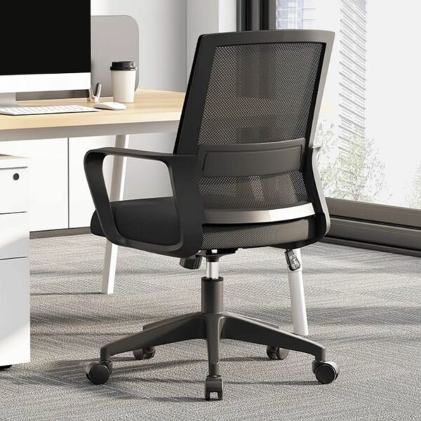 Black Mesh Ergonomic Lumbar Support Task Chair