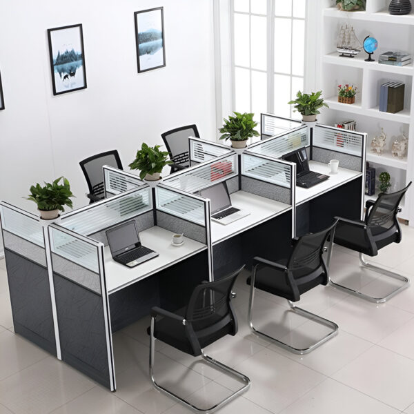 6-Way Modern Modular Office Workstation