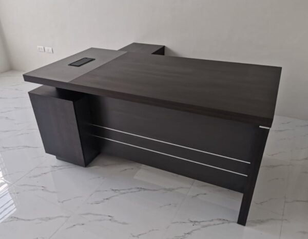 1.8 Meters Grey Oak Executive Desk