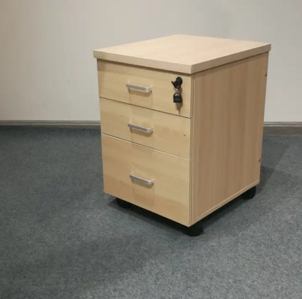 Three Drawer Mobile Pedestal