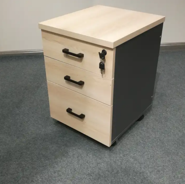 Three Drawer Mobile Pedestal