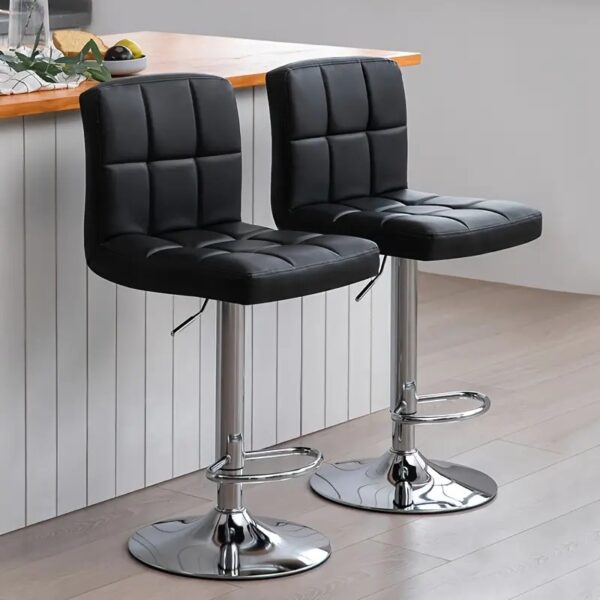 Renea Swivel Adjustable Height Bar Stool