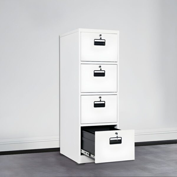 4-Drawer Filing Cabinet with 4 Keys