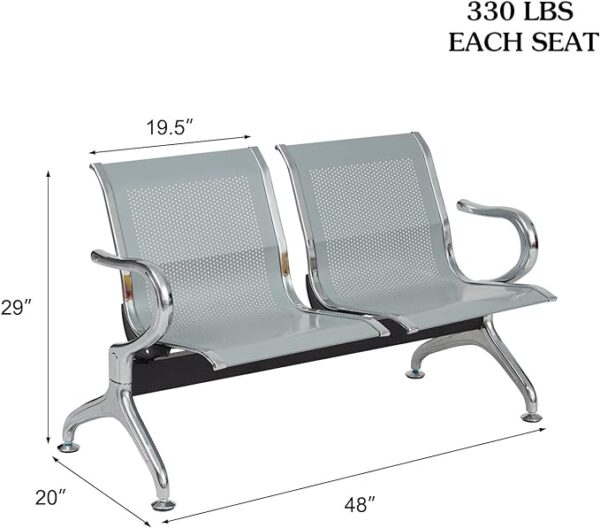2-Seat Airport Reception Chair
