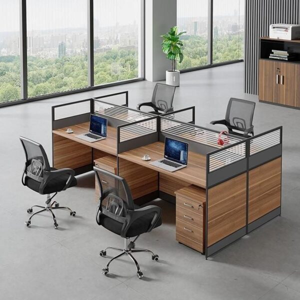 4-Way Modular Office Workstation