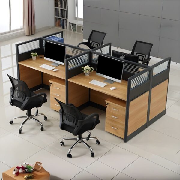 4-Way Modular Office Workstation