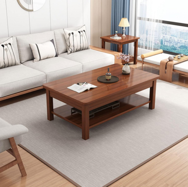 Modern Pine Wood Coffee Table
