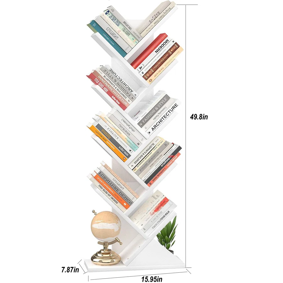 8-tier Modern Decor Tree Bookshelf