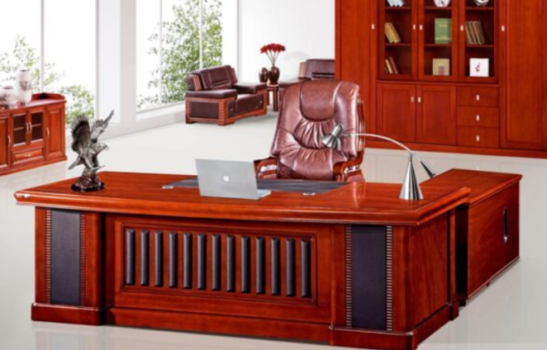 1600mm Mahogany Executive Office Desk