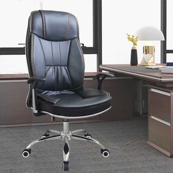 PU Leather Reclining Office Chair