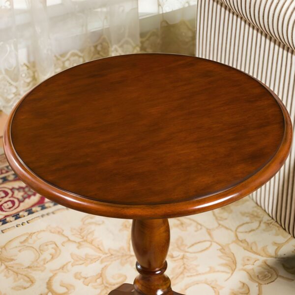 Solid Wood Small Round Table
