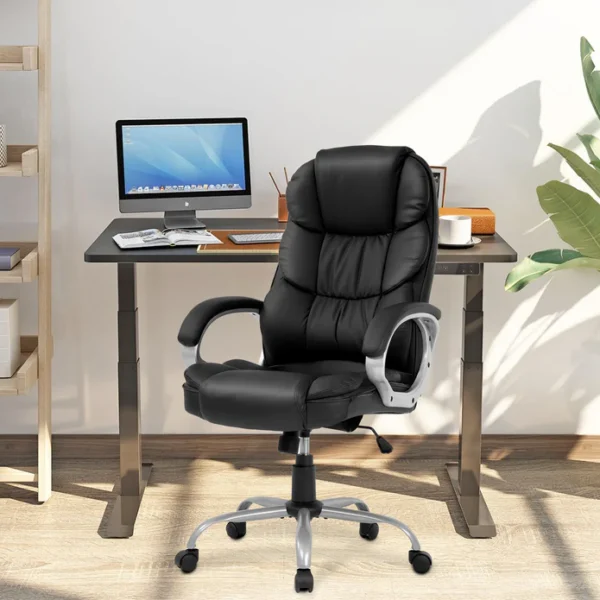 Computer High Back PU Leather Chair