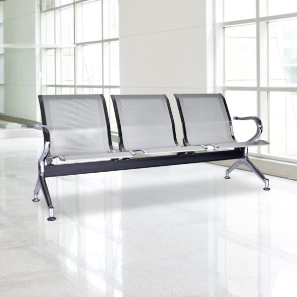 3-Link Steel Airport Waiting Bench