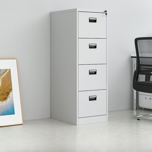 Heavy Duty Steel 4-Drawer Filing Cabinet