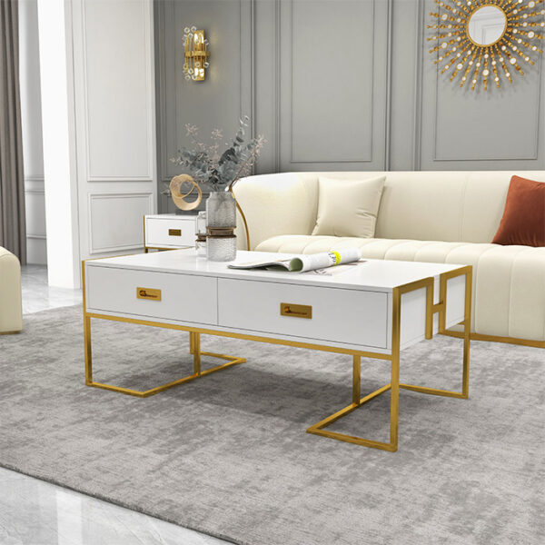 Tempered Glass Top Coffee Table