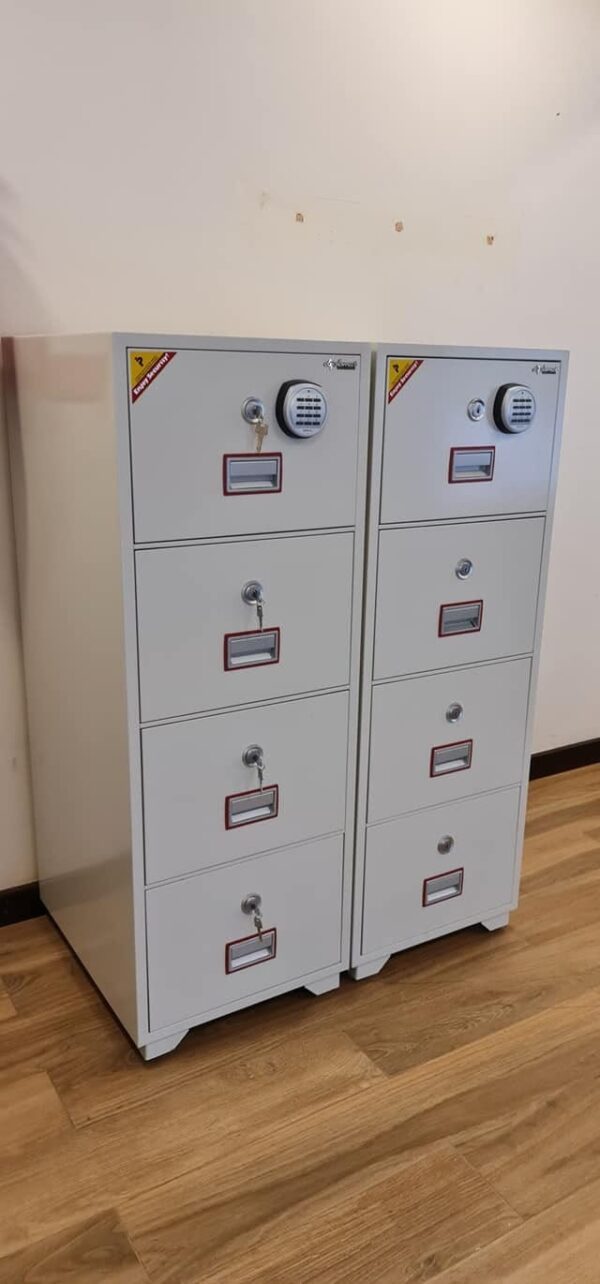 4-Drawer fireproof safe cabinet