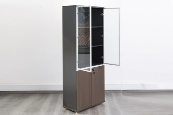 High Glass Door Cabinet.