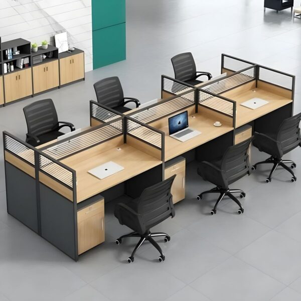 6-Way Modular Office Workstation