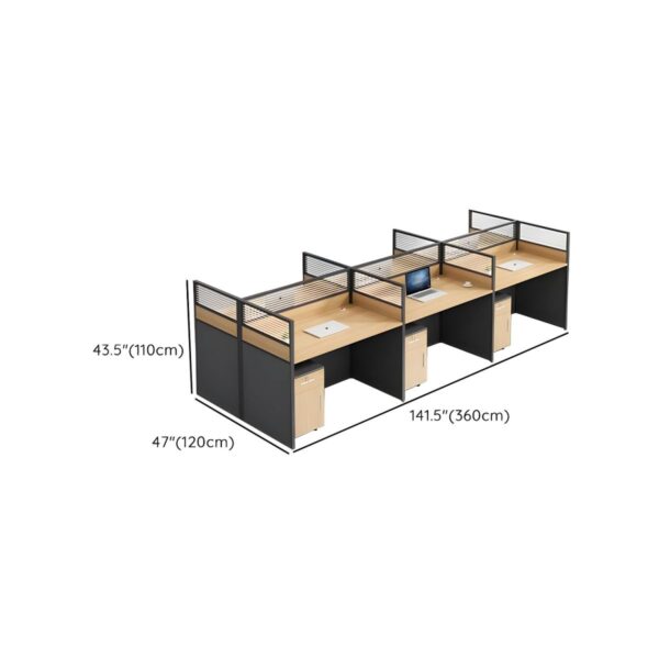 6-Way Modular Office Workstation