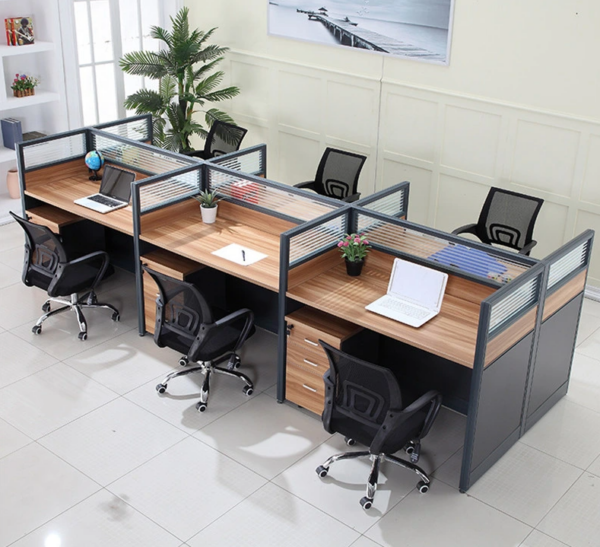 6-Way Modular Office Workstation