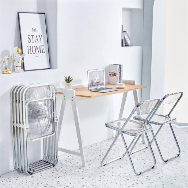 Transparent Acrylic Folding Chair