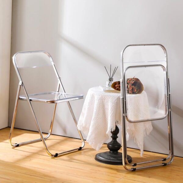 Transparent Acrylic Folding Chair