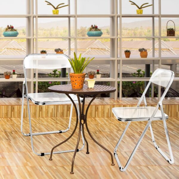 Transparent Acrylic Folding Chair