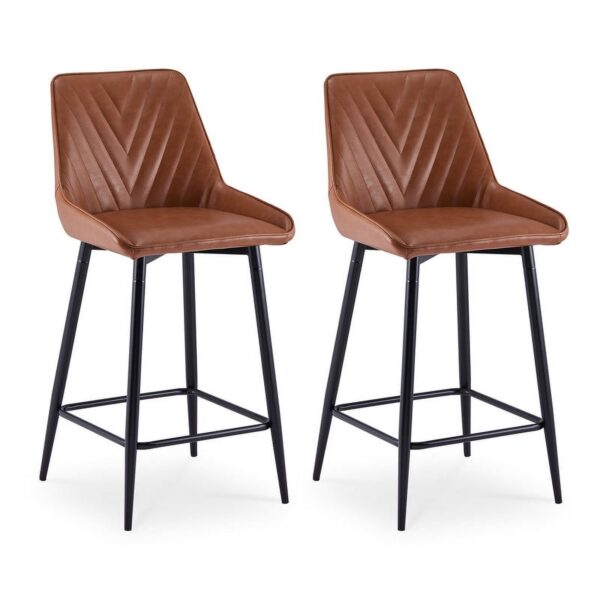 Counter Height Leather Bar Stool