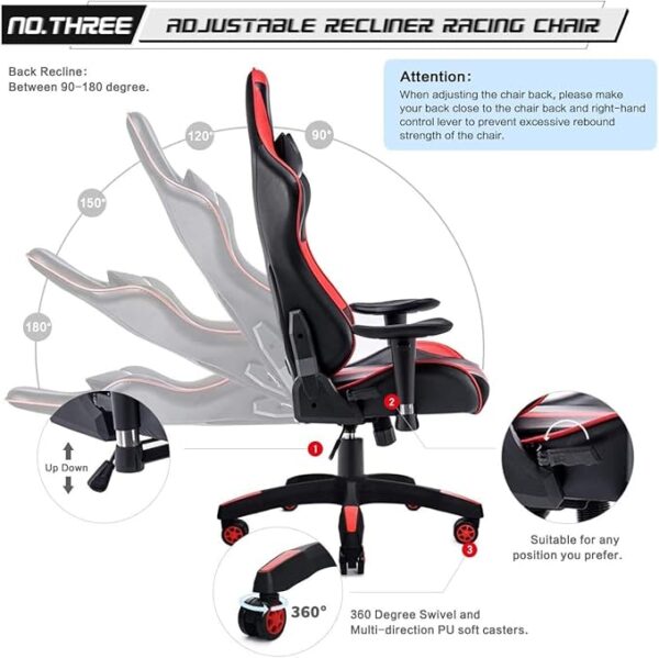 Ergonomic Reclining Gaming Chair